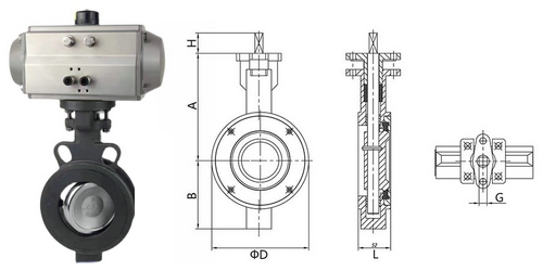 氣動(dòng)高性能蝶閥 氣動(dòng)高性能蝶閥